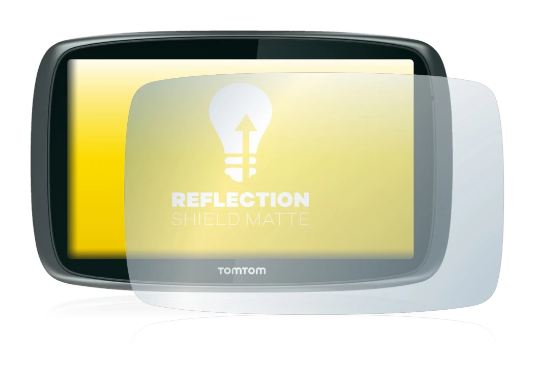 Imagen del dispositivo TomTom GO 6000 con una amplia variedad de protectores de pantalla.