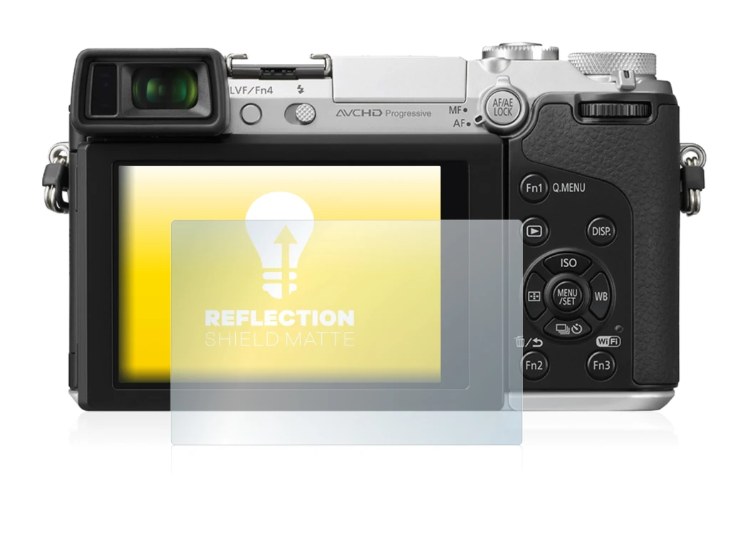 Imagen del dispositivo Panasonic Lumix DMC-GX7 con una amplia variedad de protectores de pantalla.