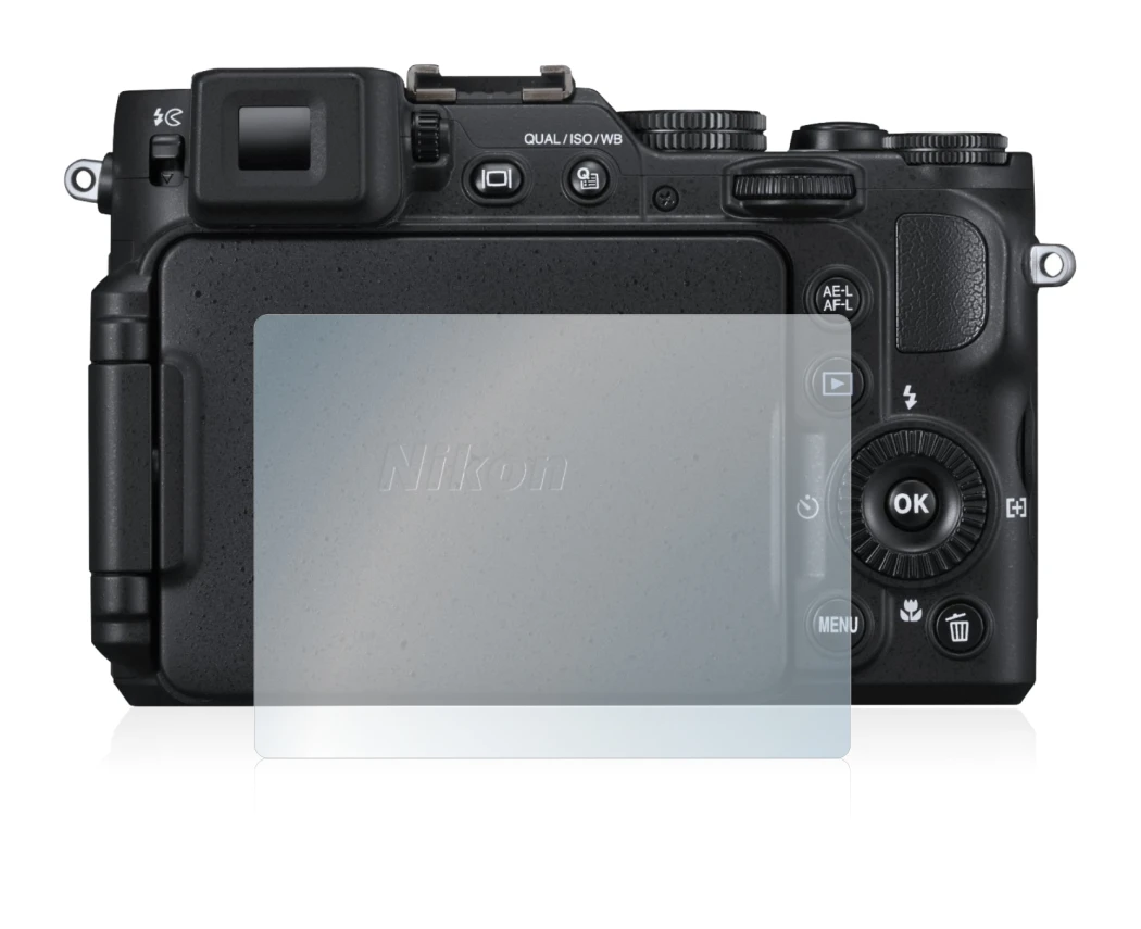 Imagen del dispositivo Nikon Coolpix P7800 con una amplia variedad de protectores de pantalla.