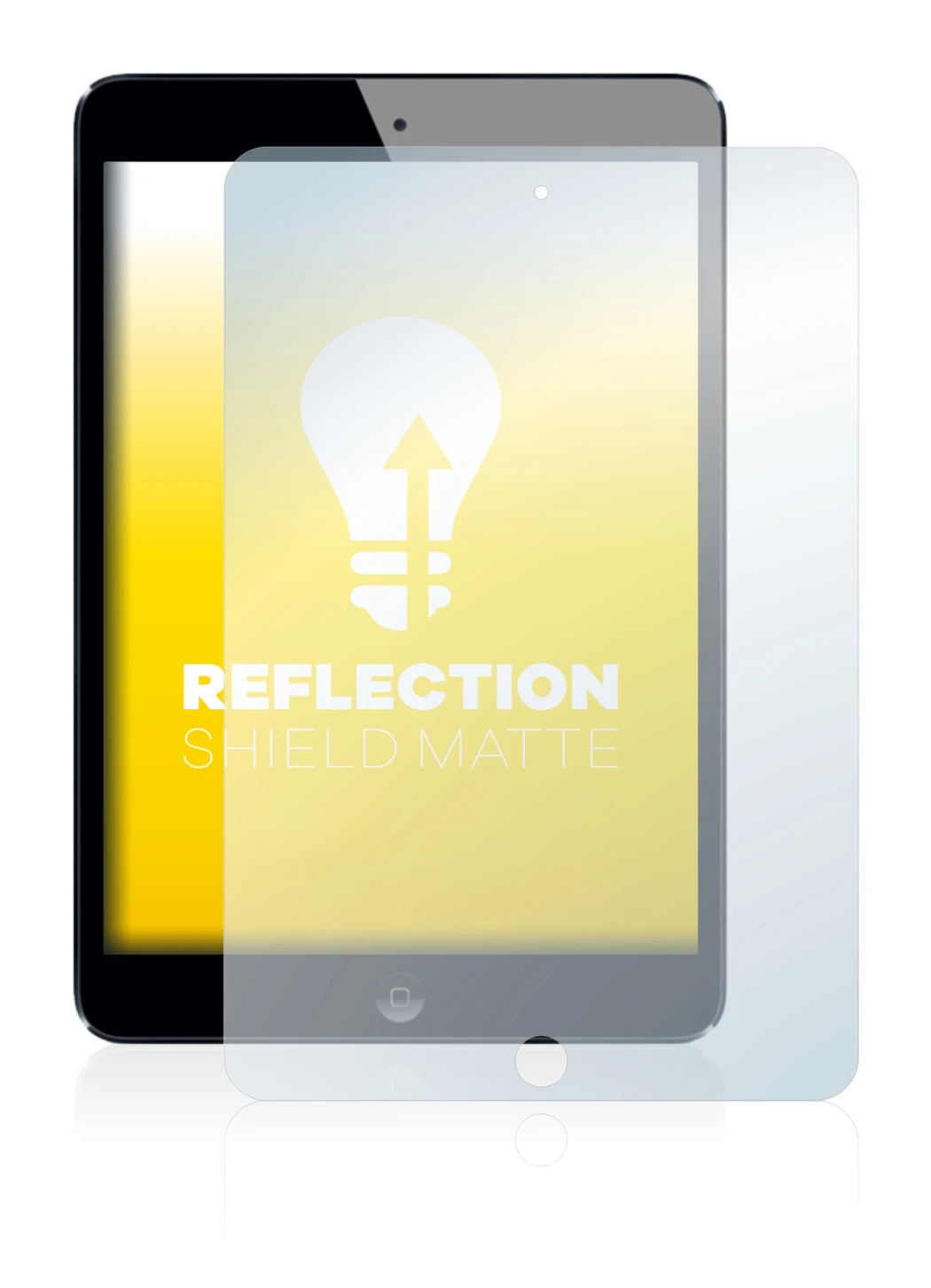 Imagen del dispositivo Apple iPad Mini 2 2013 con una amplia variedad de protectores de pantalla.