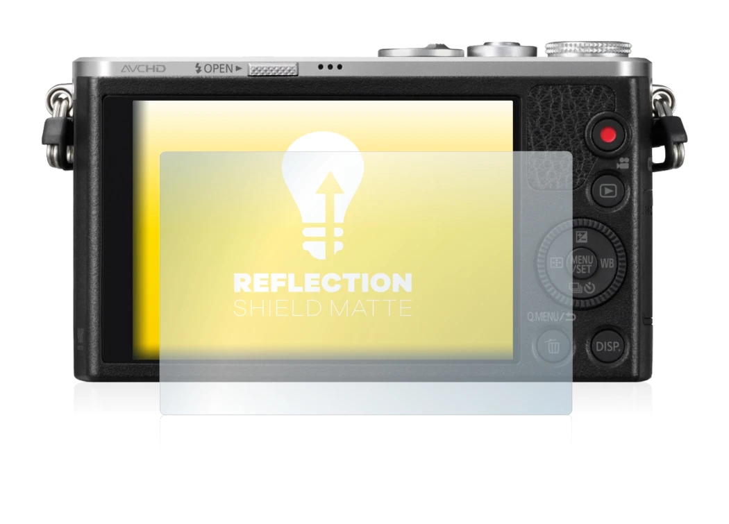 Imagen del dispositivo Panasonic Lumix DMC-GM1 con una amplia variedad de protectores de pantalla.