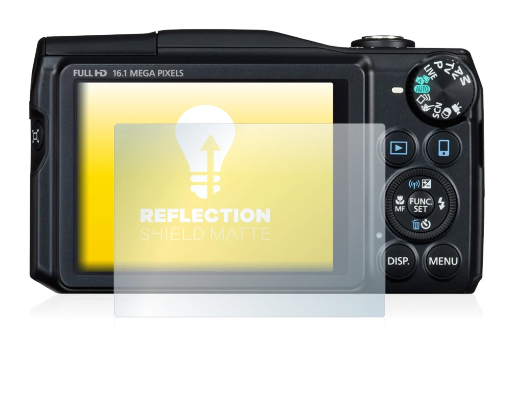 Imagen del dispositivo Canon PowerShot SX700 HS con una amplia variedad de protectores de pantalla.