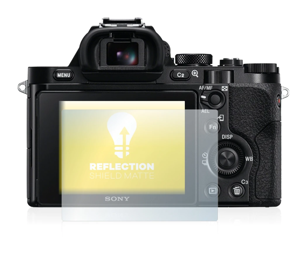 Imagen del dispositivo Sony Alpha 7S con una amplia variedad de protectores de pantalla.