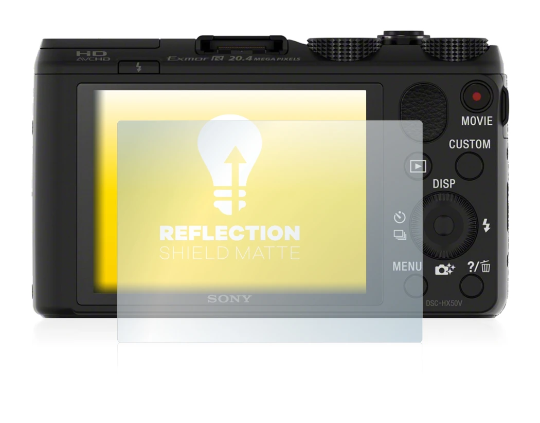 Imagen del dispositivo Sony Cyber-Shot DSC-HX50 con una amplia variedad de protectores de pantalla.