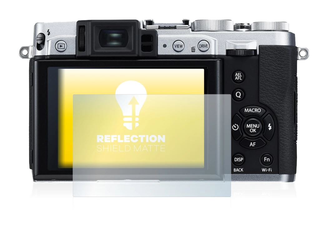 Imagen del dispositivo Fujifilm X30 con una amplia variedad de protectores de pantalla.