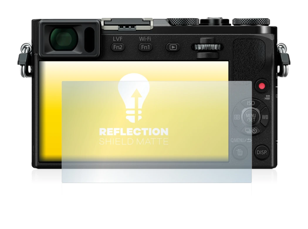 Imagen del dispositivo Panasonic Lumix DMC-GM5 con una amplia variedad de protectores de pantalla.