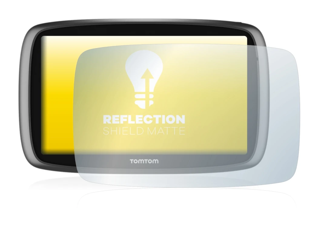 Imagen del dispositivo TomTom GO 6100 con una amplia variedad de protectores de pantalla.