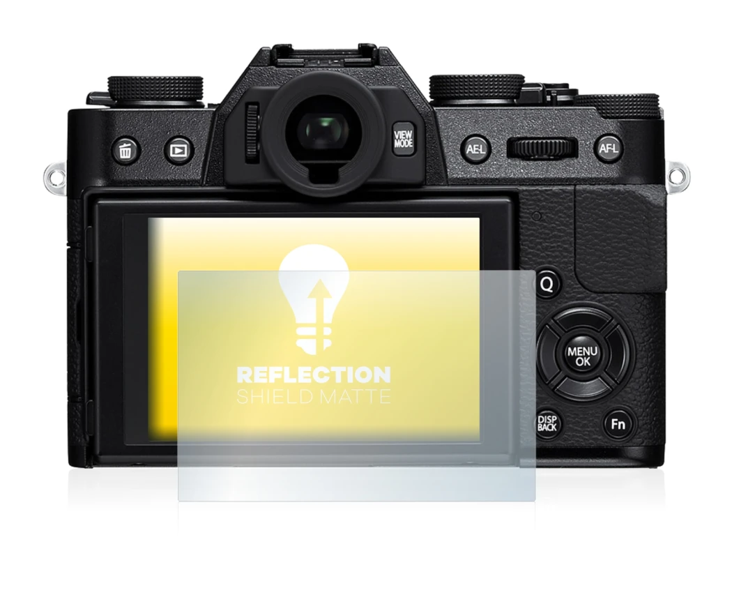 Imagen del dispositivo Fujifilm X-T10 con una amplia variedad de protectores de pantalla.