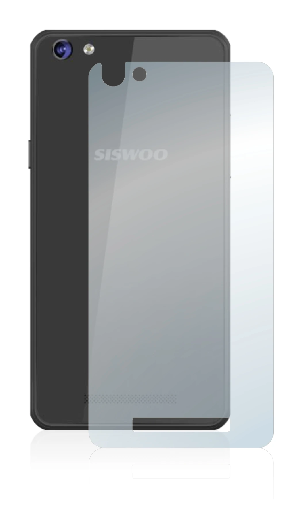 Imagen del dispositivo Siswoo C50 Longbow (Trasero) con una amplia variedad de protectores de pantalla.