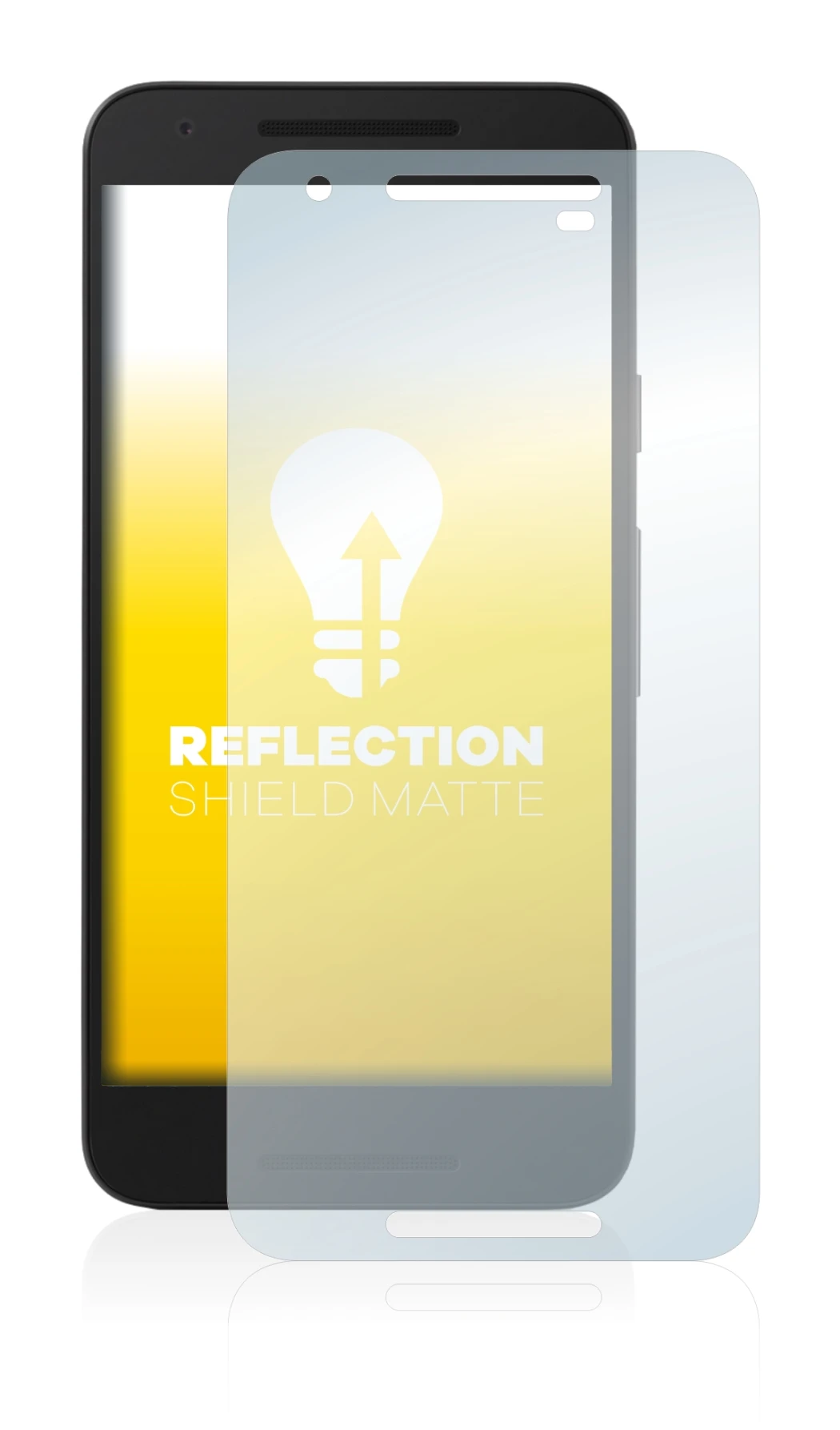 Imagen del dispositivo LG Nexus 5X con una amplia variedad de protectores de pantalla.