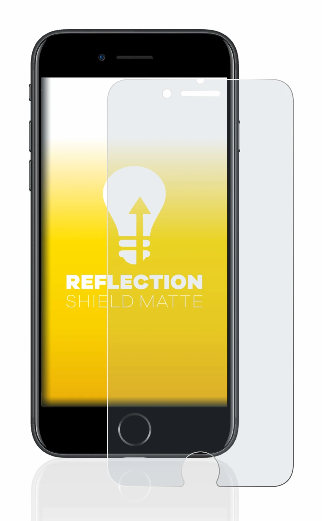 Imagen del dispositivo Apple iPhone 7 con una amplia variedad de protectores de pantalla.