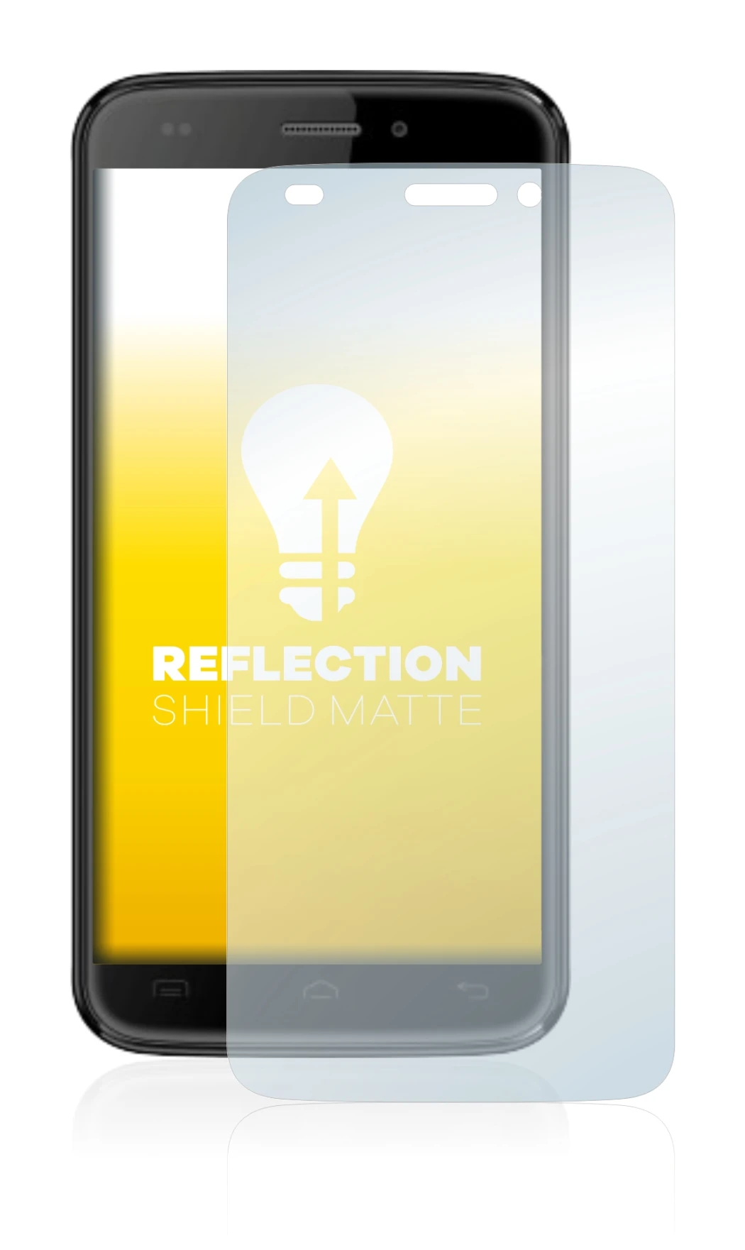Imagen del dispositivo Doogee DG320 con una amplia variedad de protectores de pantalla.