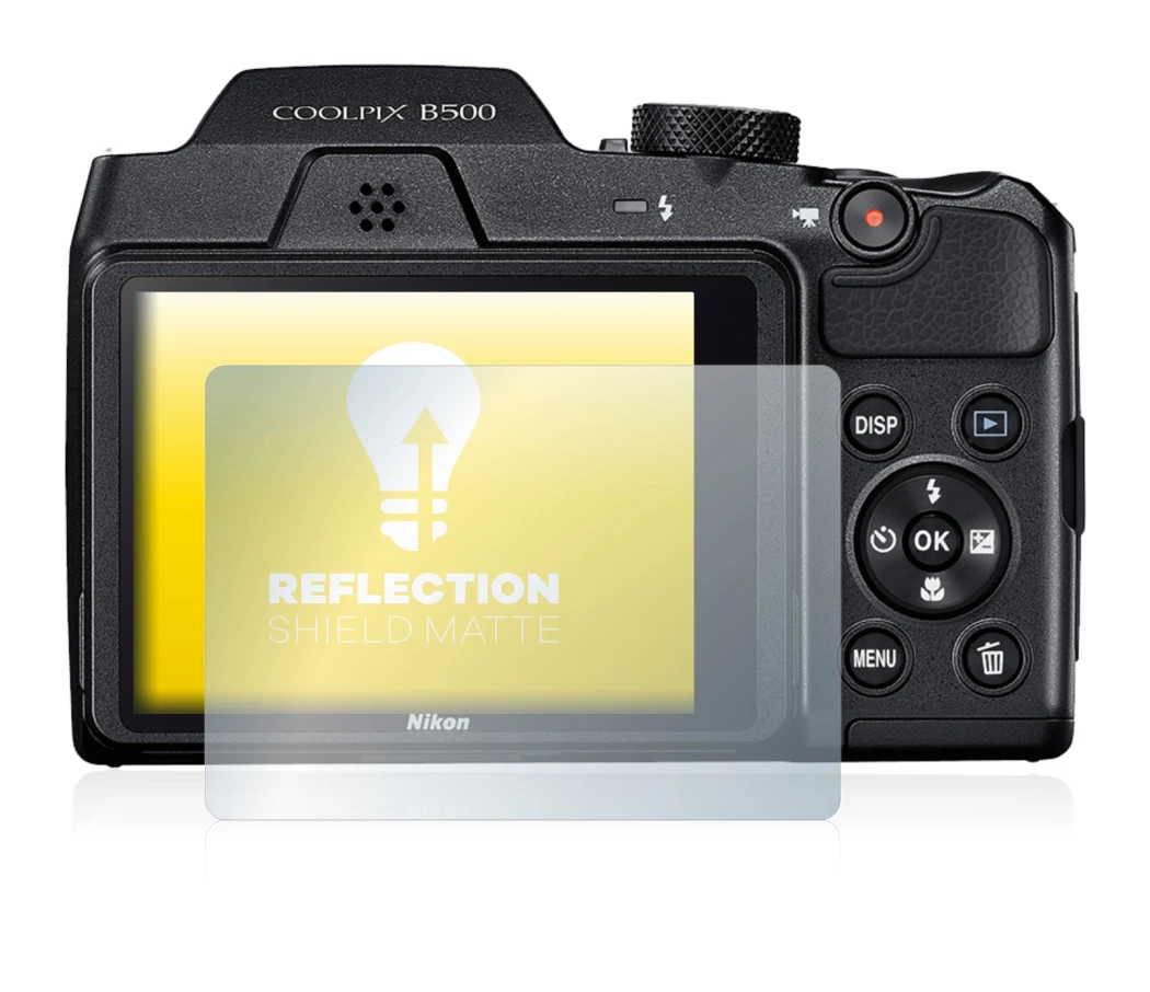Imagen del dispositivo Nikon Coolpix B500 con una amplia variedad de protectores de pantalla.