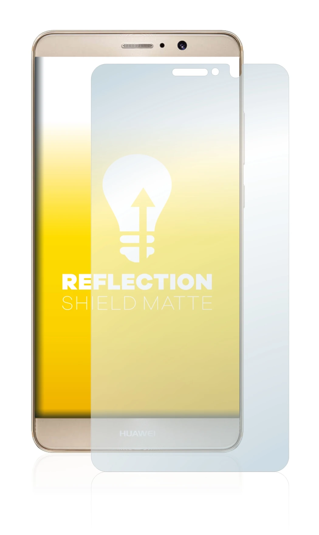 Imagen del dispositivo Huawei Mate 9 con una amplia variedad de protectores de pantalla.