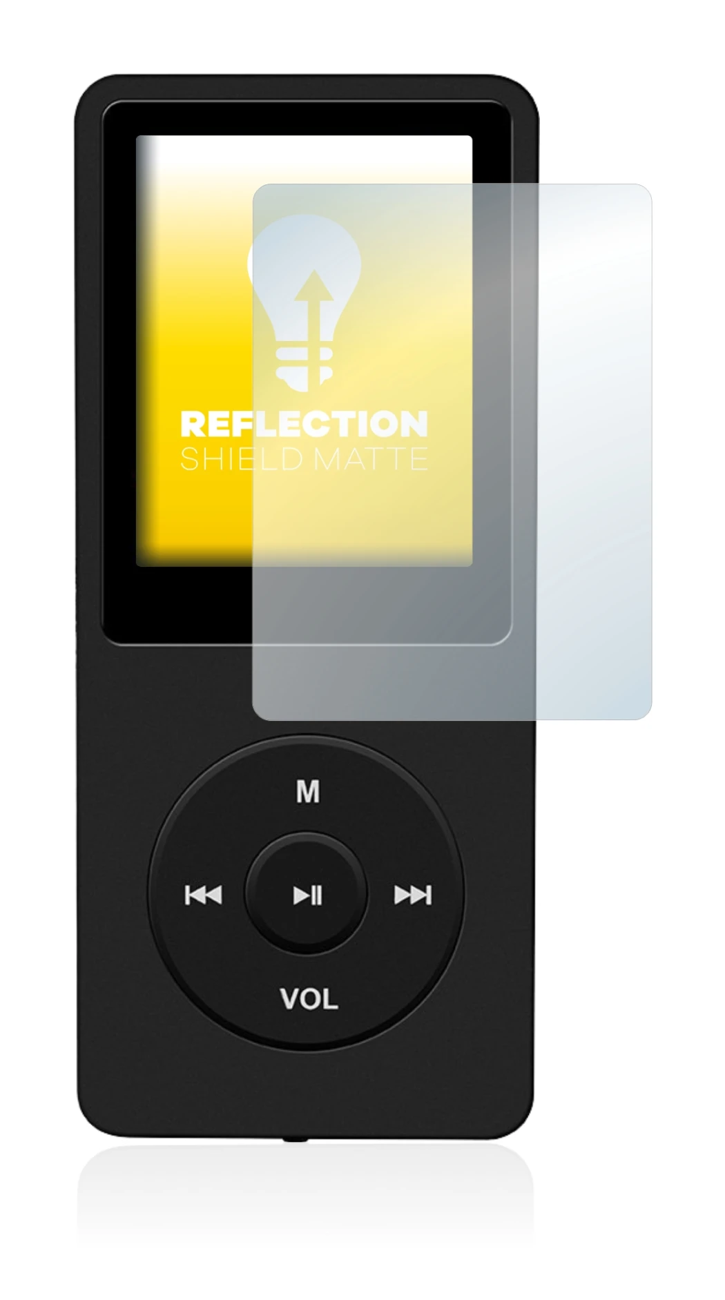 Imagen del dispositivo AGPtek 8GB MP3-Player con una amplia variedad de protectores de pantalla.