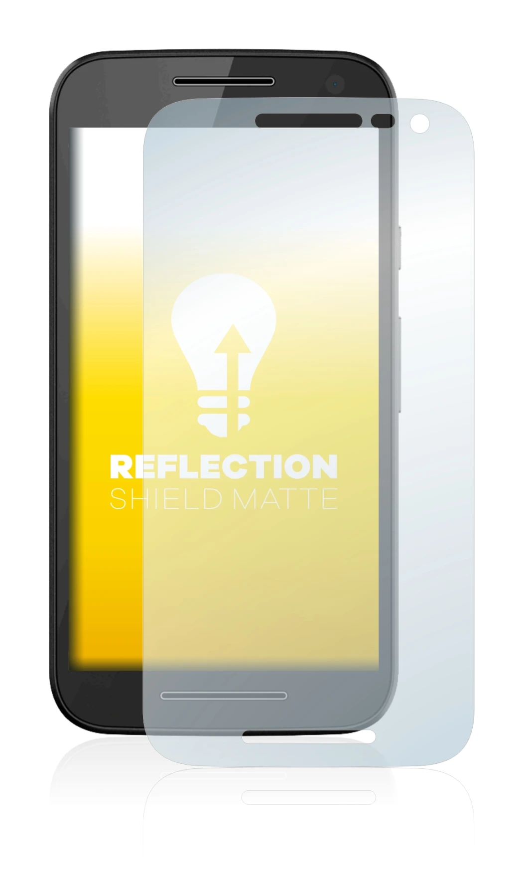 Imagen del dispositivo Motorola Moto G3 2015 con una amplia variedad de protectores de pantalla.