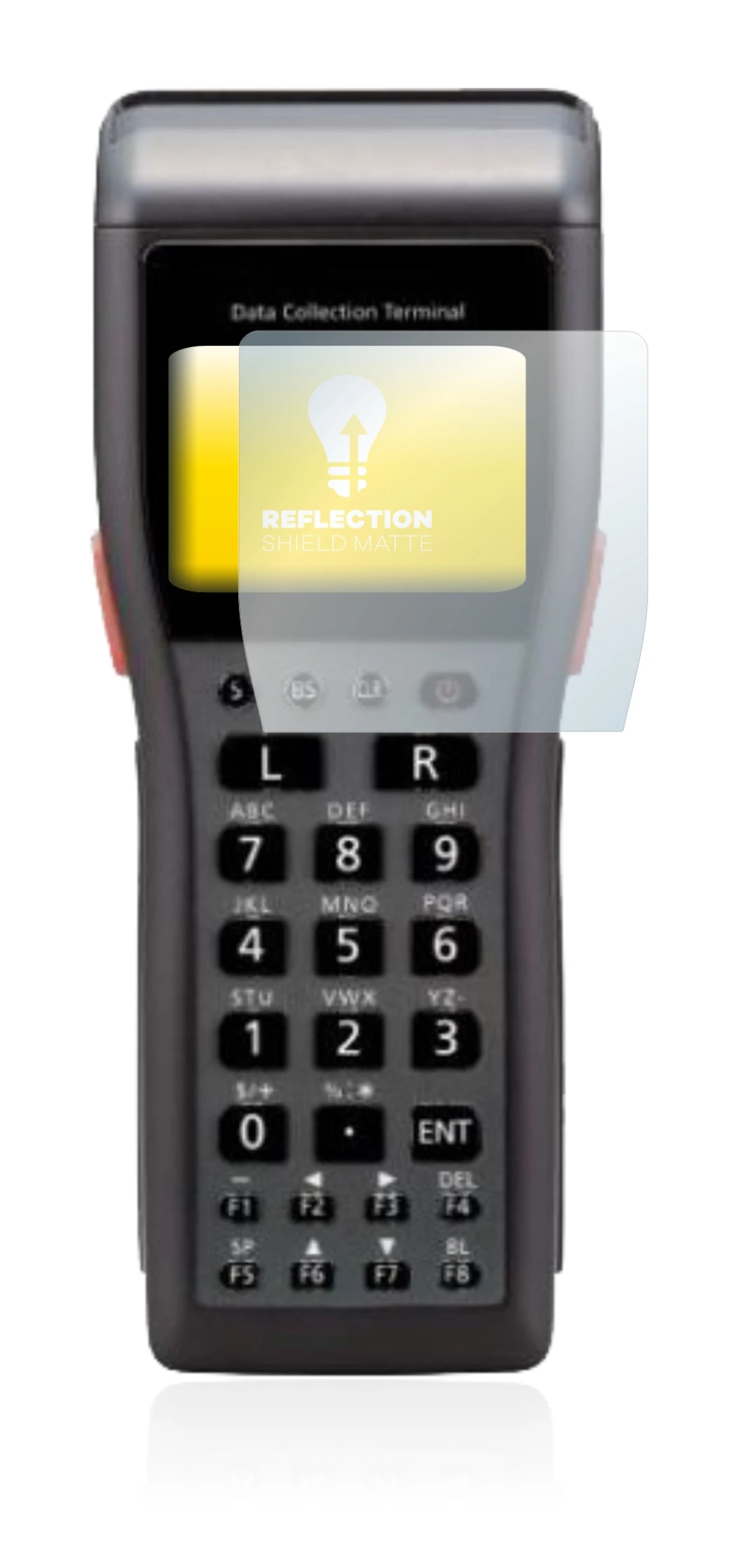 Imagen del dispositivo Casio DT-930 con una amplia variedad de protectores de pantalla.