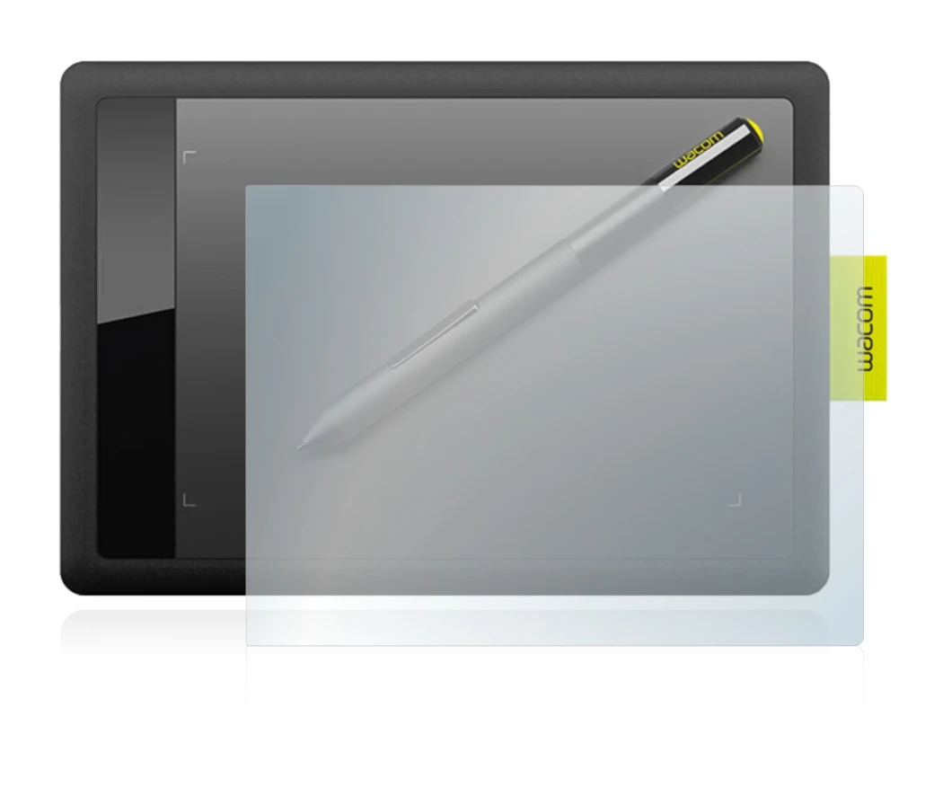 Imagen del dispositivo Wacom One s CTL-471 con una amplia variedad de protectores de pantalla.