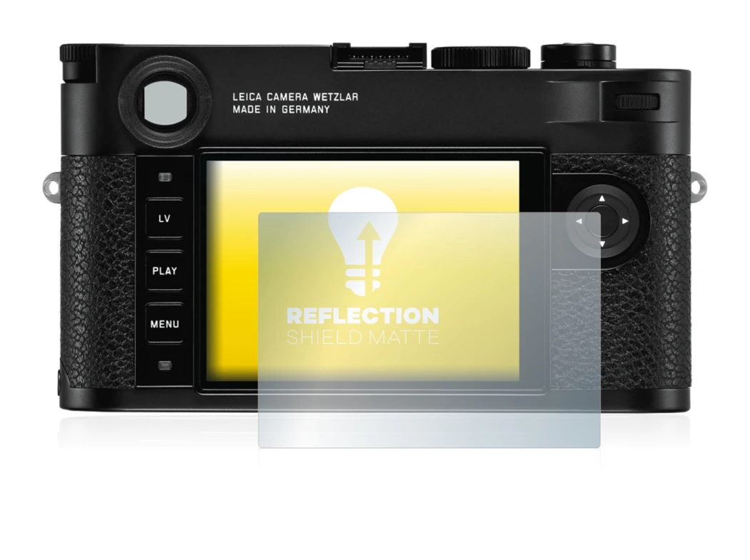 Imagen del dispositivo Leica M10 con una amplia variedad de protectores de pantalla.
