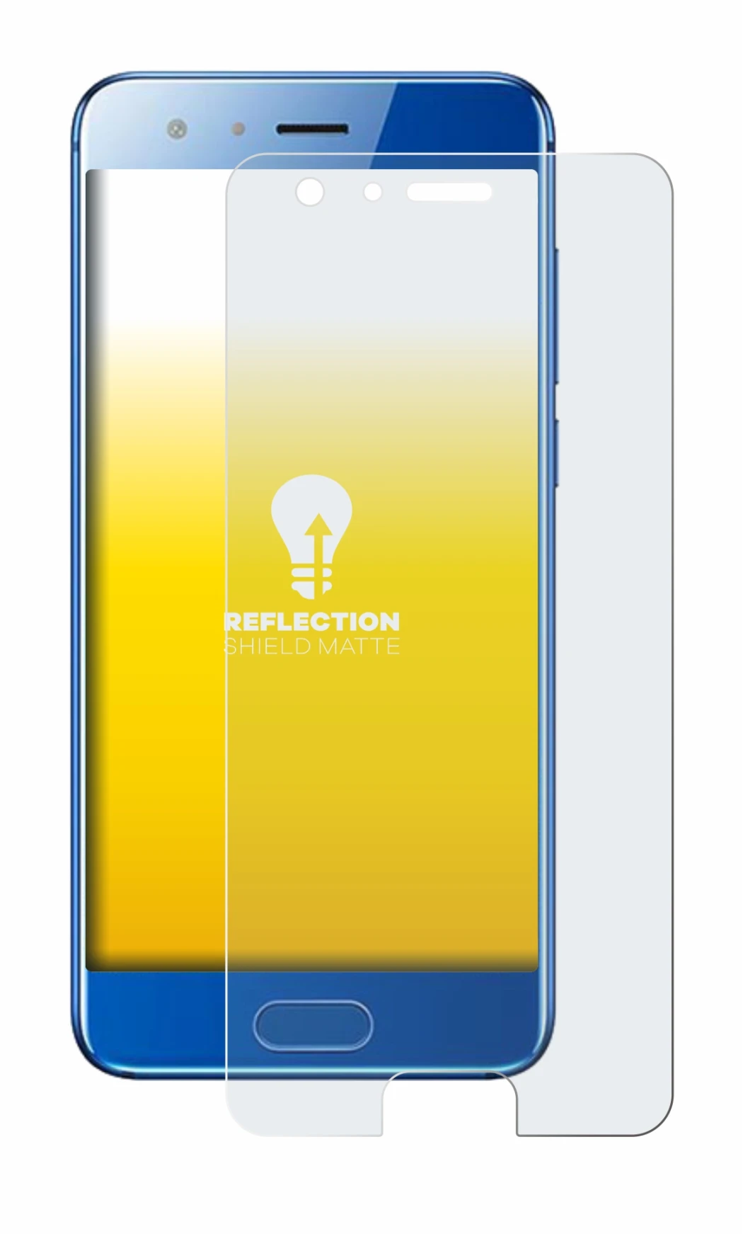 Imagen del dispositivo Honor 9 con una amplia variedad de protectores de pantalla.