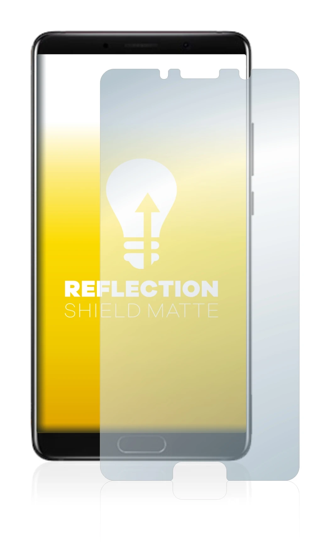 Imagen del dispositivo Huawei Mate 10 con una amplia variedad de protectores de pantalla.