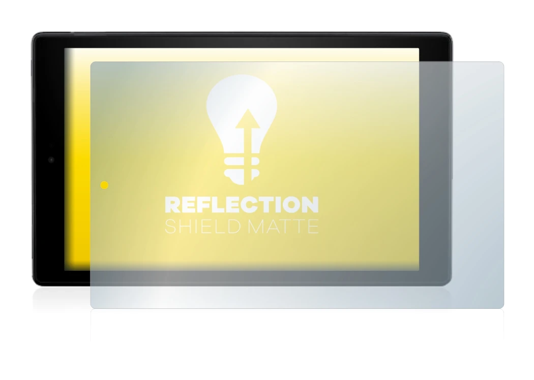 Imagen del dispositivo Amazon Fire HD 10 2017 (7a Gen.) con una amplia variedad de protectores de pantalla.