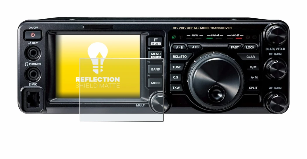 Imagen del dispositivo Yaesu FT-991A con una amplia variedad de protectores de pantalla.