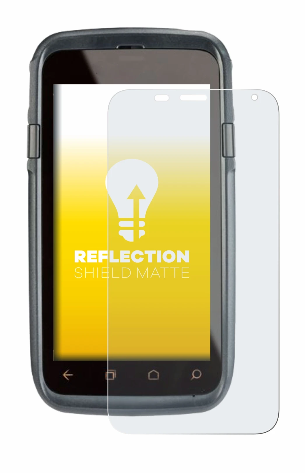 Imagen del dispositivo Honeywell Dolphin CT60 con una amplia variedad de protectores de pantalla.