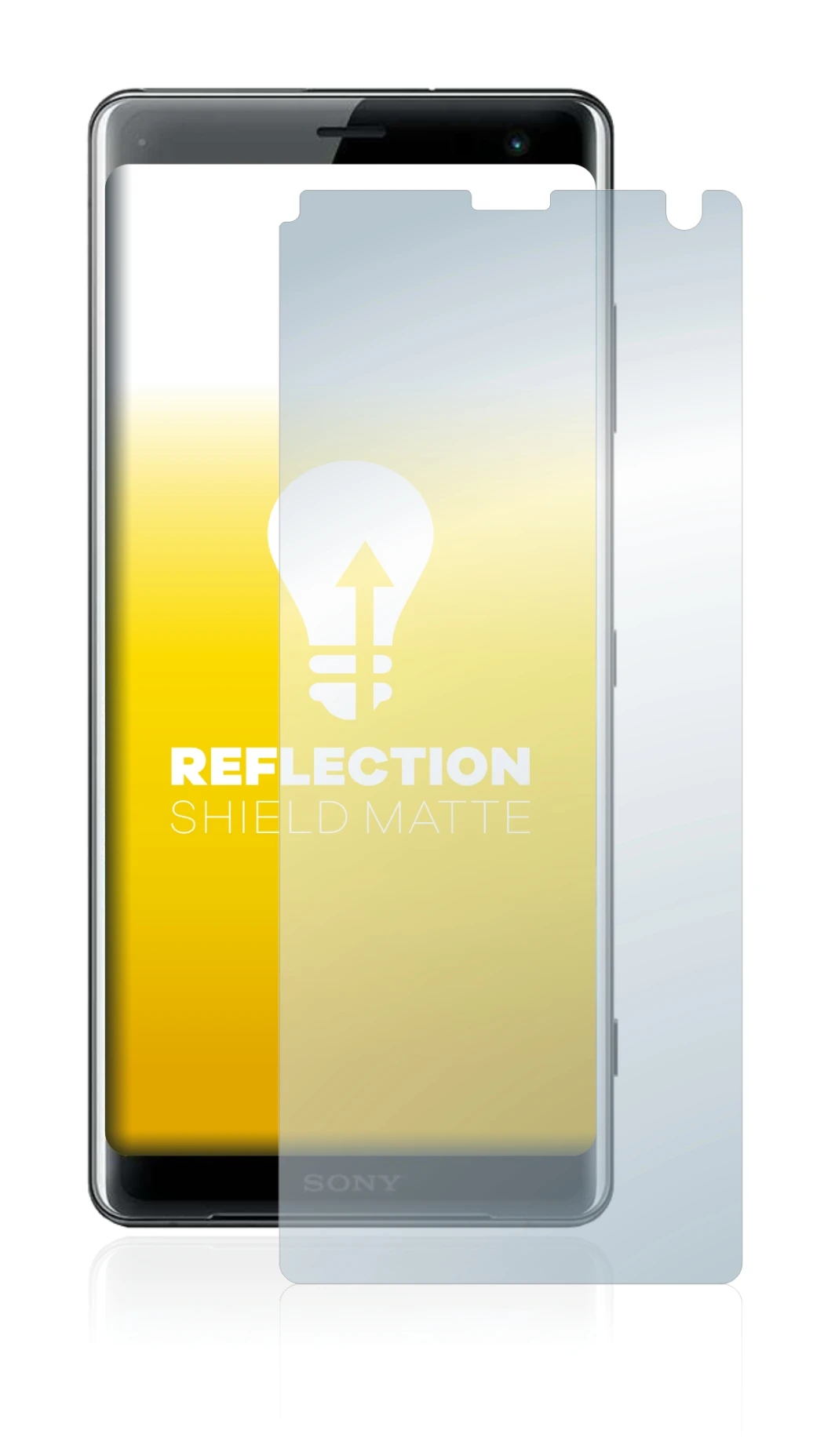 Imagen del dispositivo Sony Xperia XZ3 con una amplia variedad de protectores de pantalla.