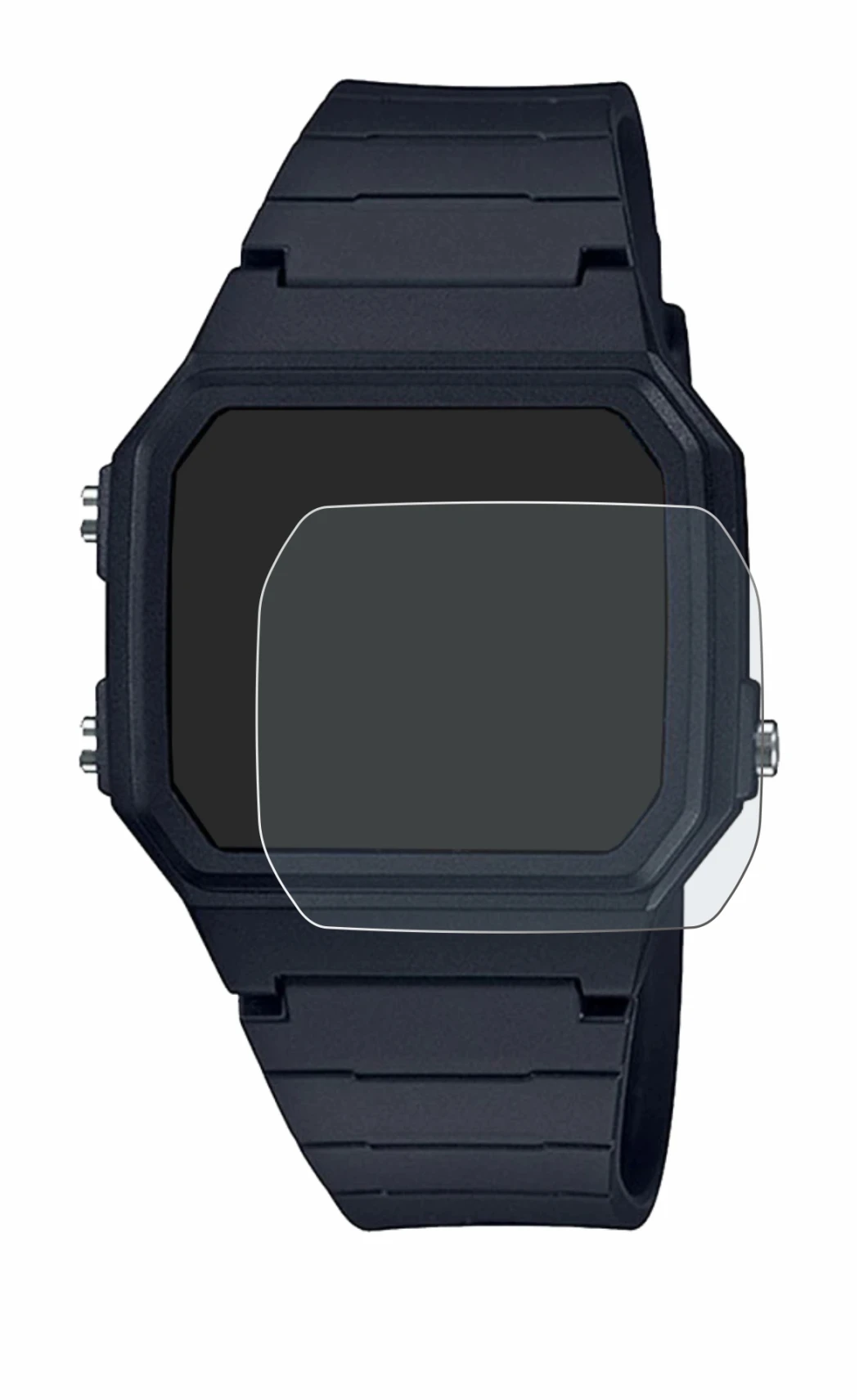 Imagen del dispositivo Casio Unisex F-91W con una amplia variedad de protectores de pantalla.