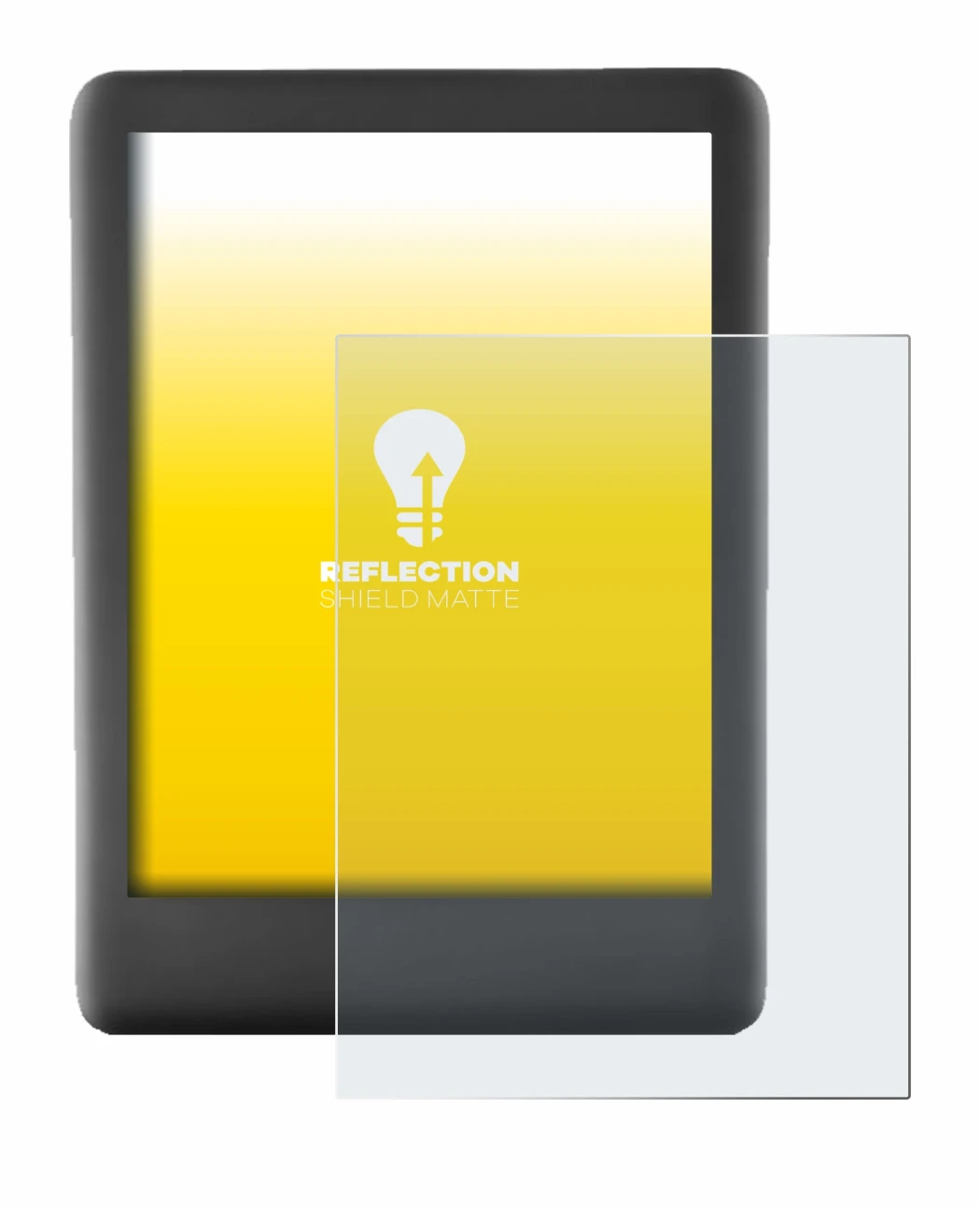 Imagen del dispositivo Amazon Kindle 2019 (10a Gen.) con una amplia variedad de protectores de pantalla.