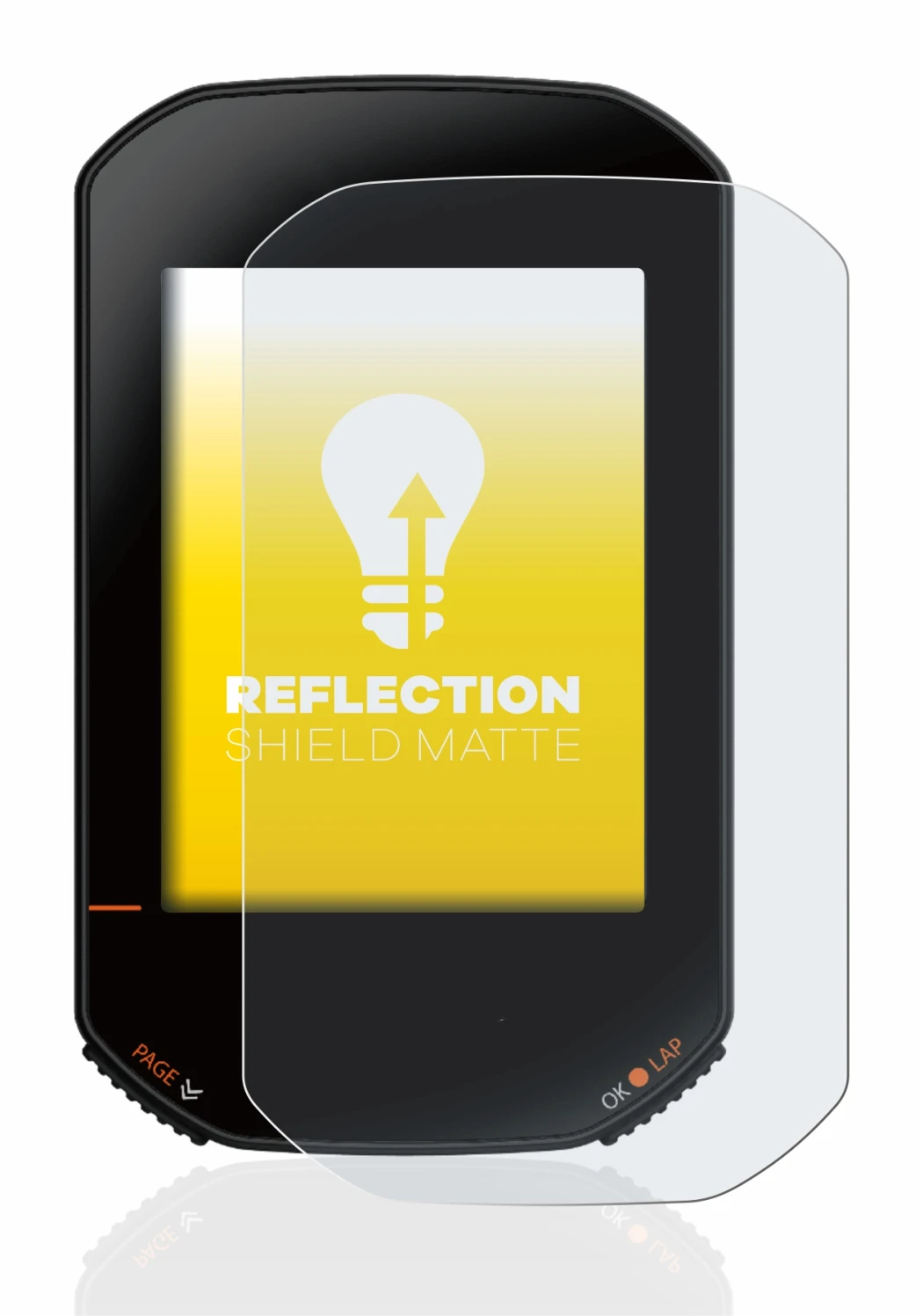 Imagen del dispositivo Bryton Rider 420 con una amplia variedad de protectores de pantalla.