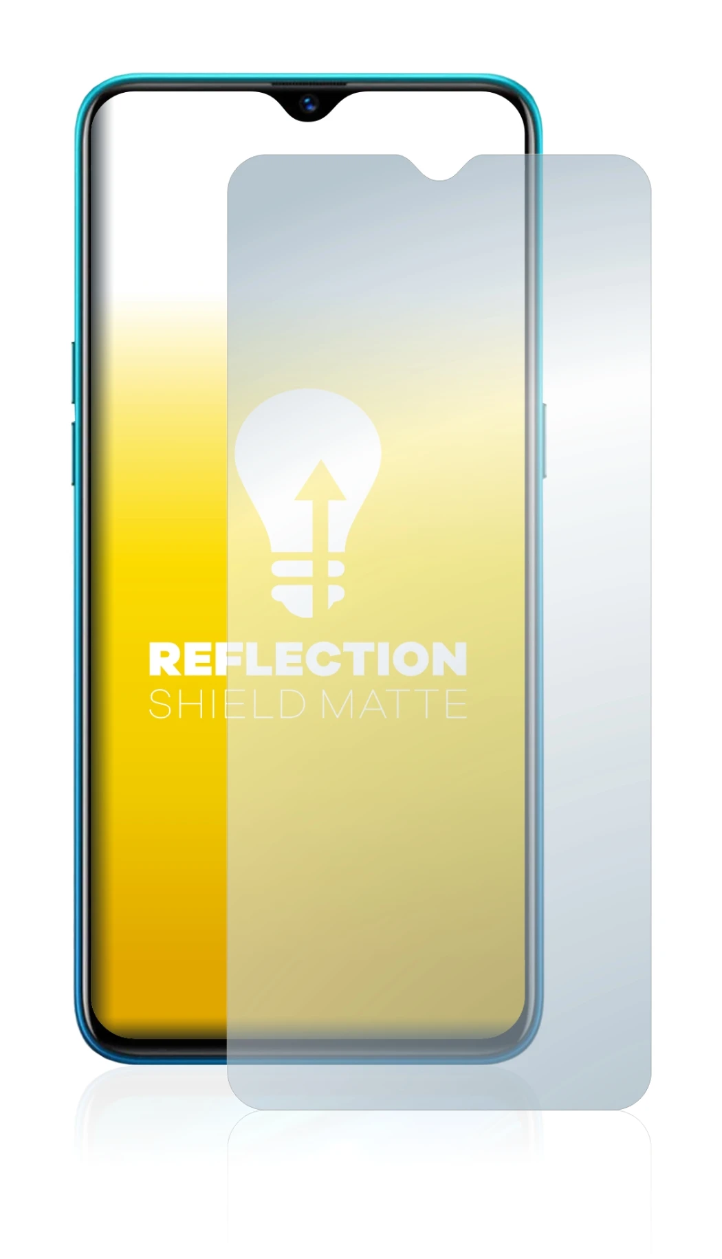Imagen del dispositivo realme 5 Pro con una amplia variedad de protectores de pantalla.