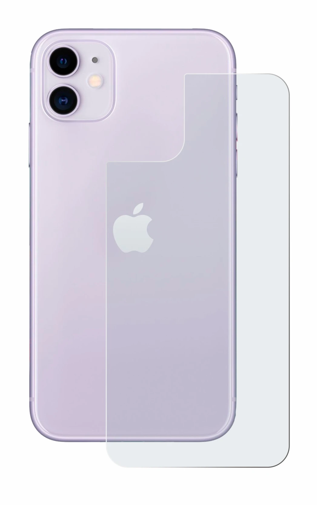 Imagen del dispositivo Apple iPhone 11 (Trasero) con una amplia variedad de protectores de pantalla.