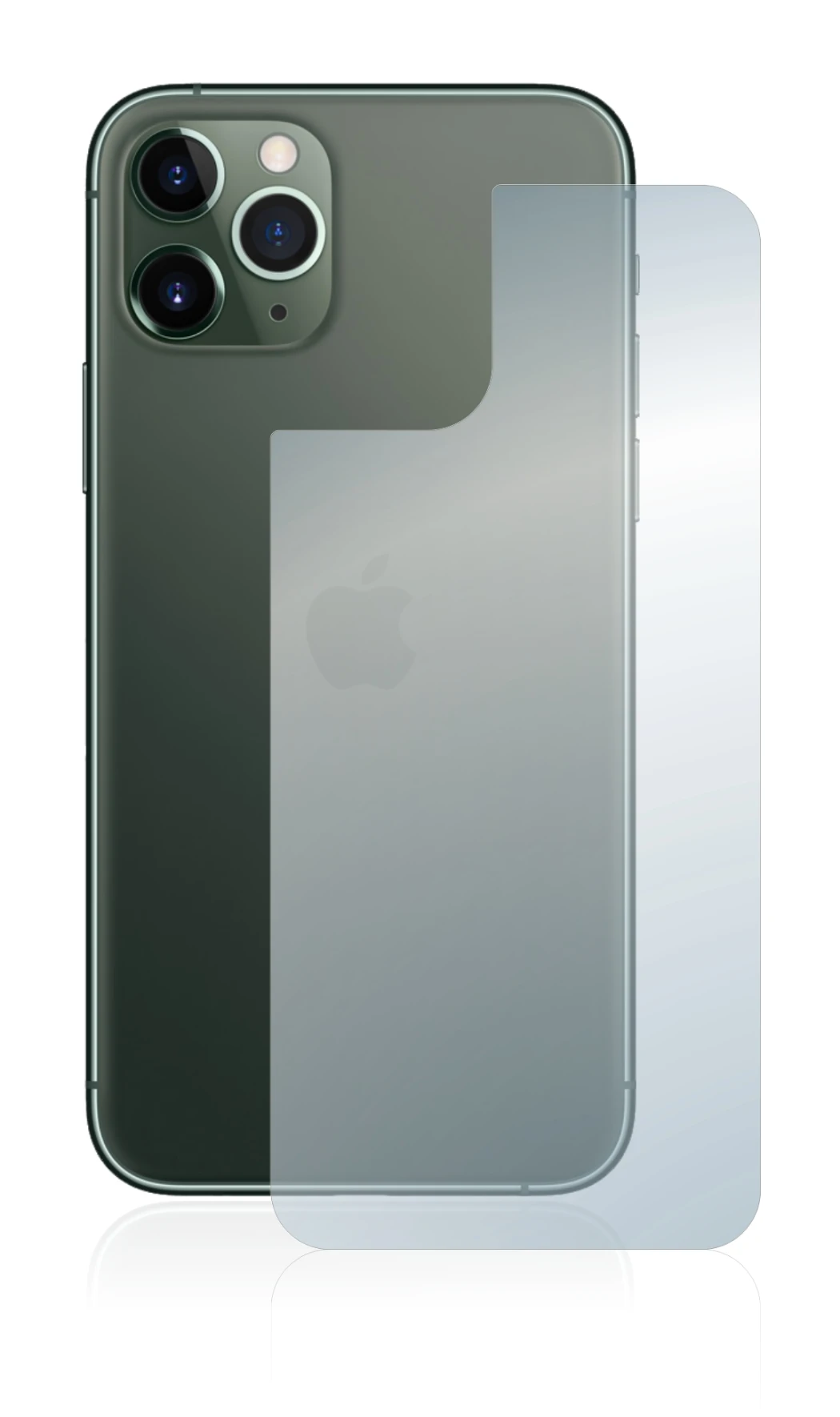 Imagen del dispositivo Apple iPhone 11 Pro (Trasero) con una amplia variedad de protectores de pantalla.
