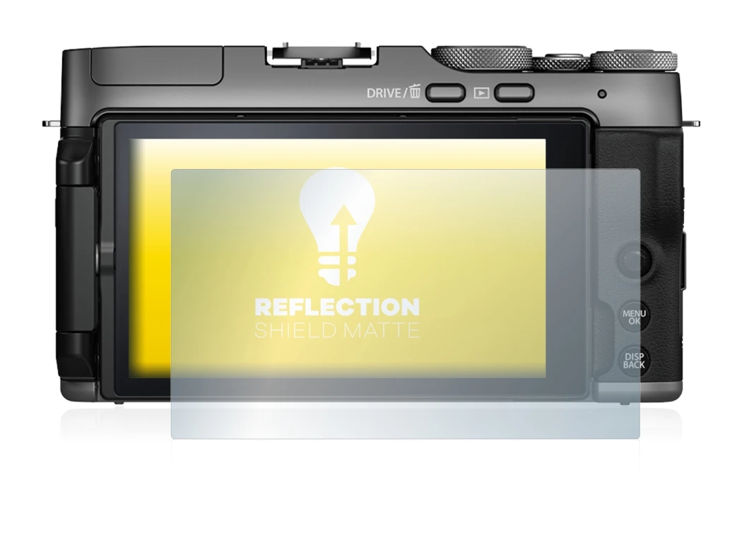 Imagen del dispositivo Fujifilm X-A7 con una amplia variedad de protectores de pantalla.
