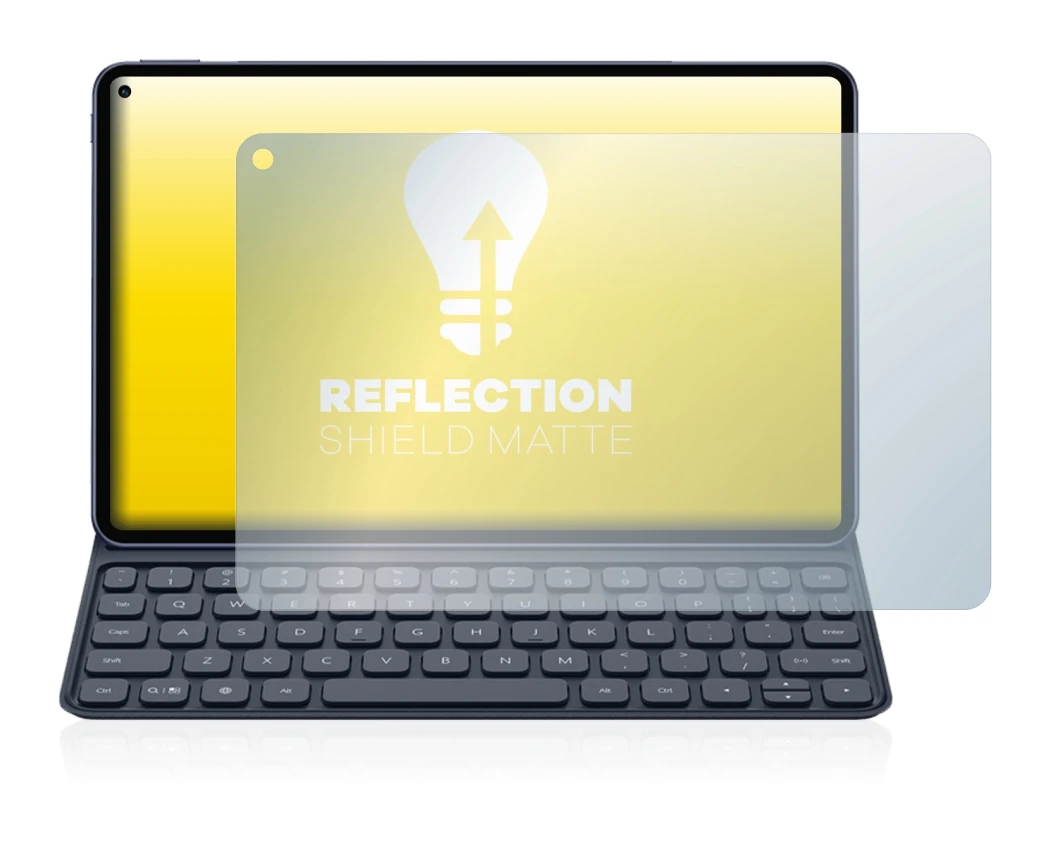 Imagen del dispositivo Huawei MatePad Pro (2019) con una amplia variedad de protectores de pantalla.