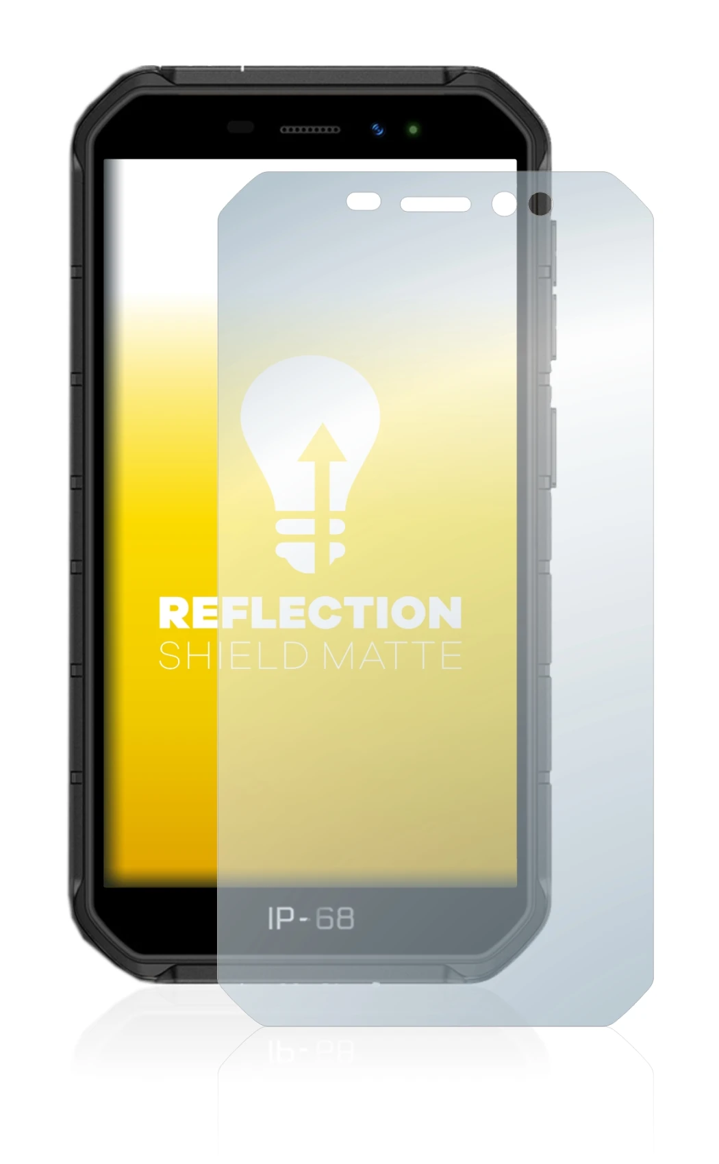Imagen del dispositivo Ulefone Armor X7 con una amplia variedad de protectores de pantalla.