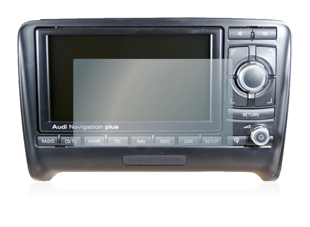 Imagen del dispositivo Audi A3 8P 2004-2012 RNS-E con una amplia variedad de protectores de pantalla.