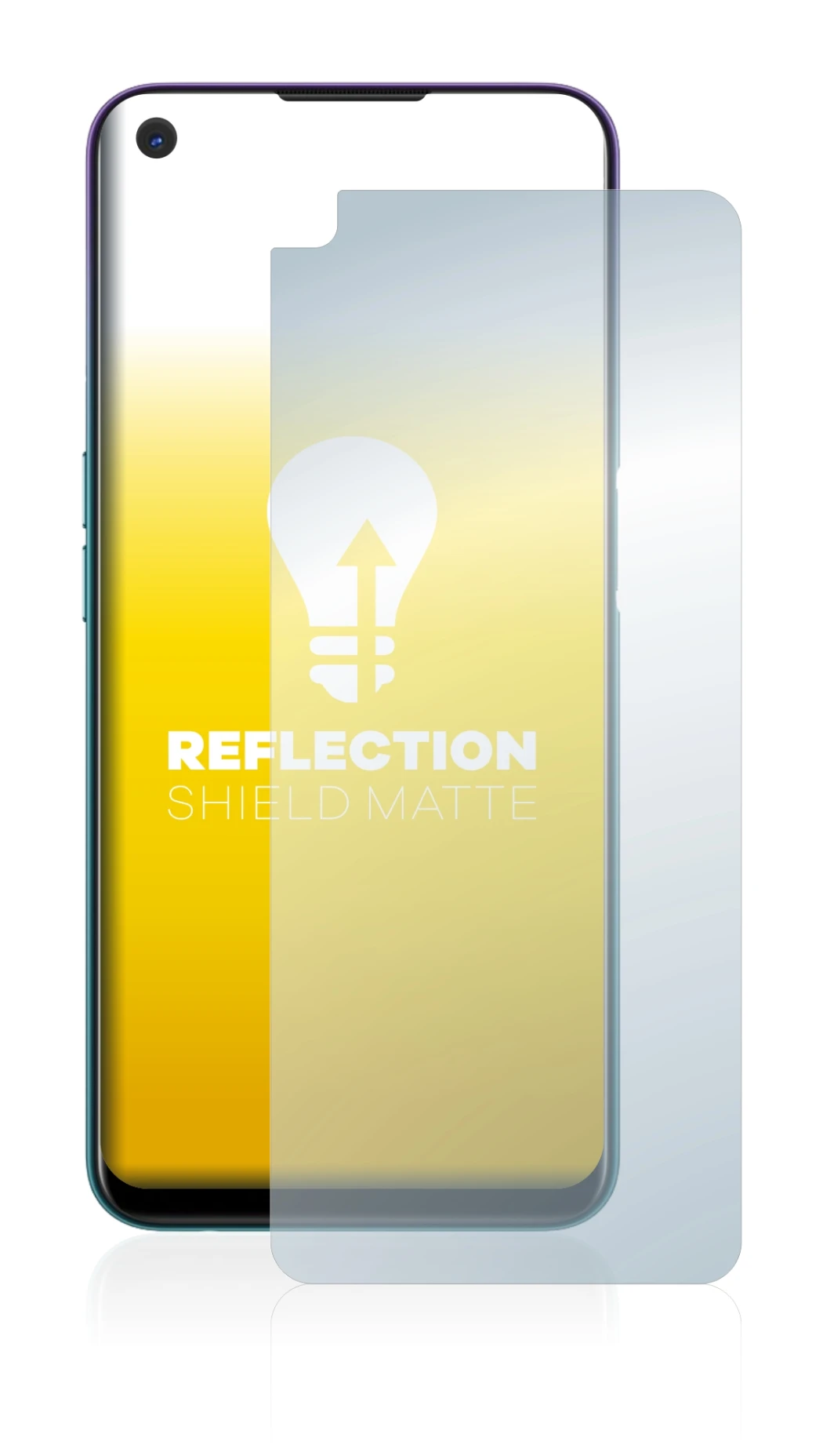 Imagen del dispositivo Oppo A72 con una amplia variedad de protectores de pantalla.