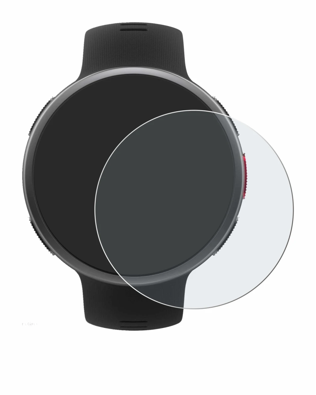 Imagen del dispositivo Polar Vantage V2 con una amplia variedad de protectores de pantalla.