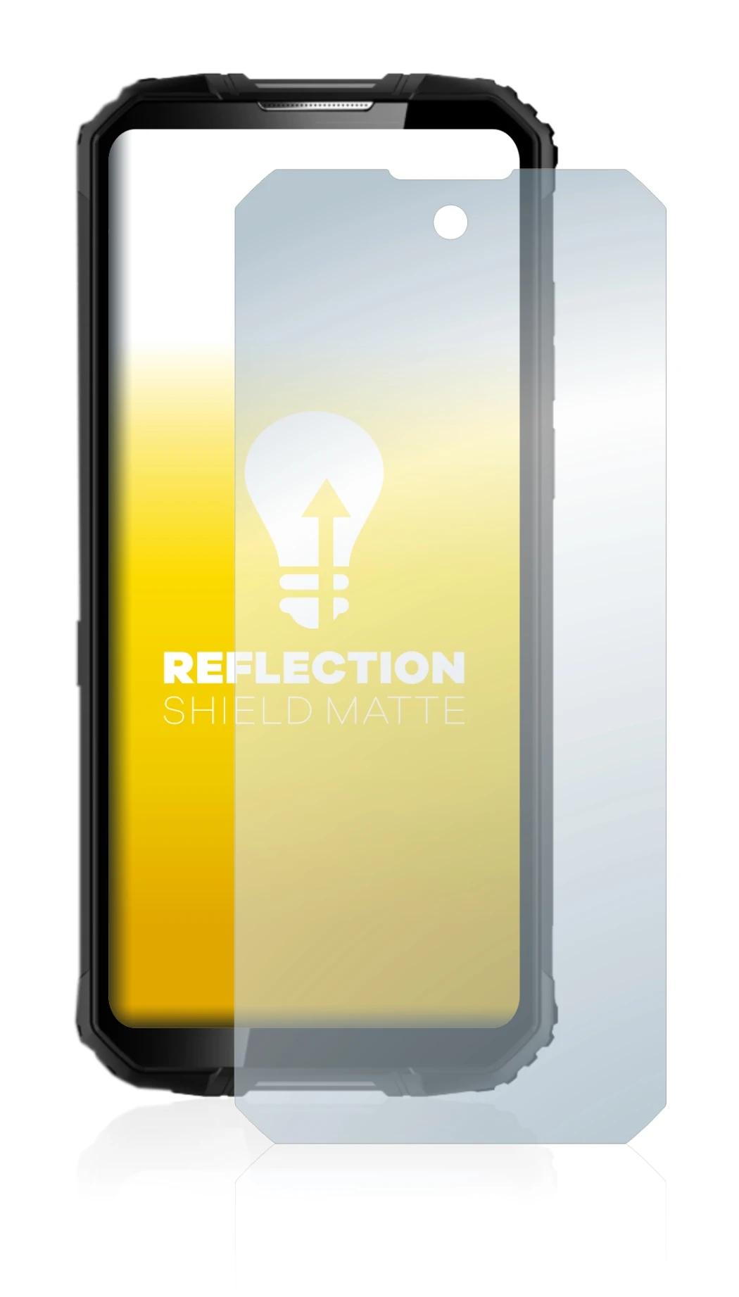 Imagen del dispositivo Oukitel WP10 5G con una amplia variedad de protectores de pantalla.