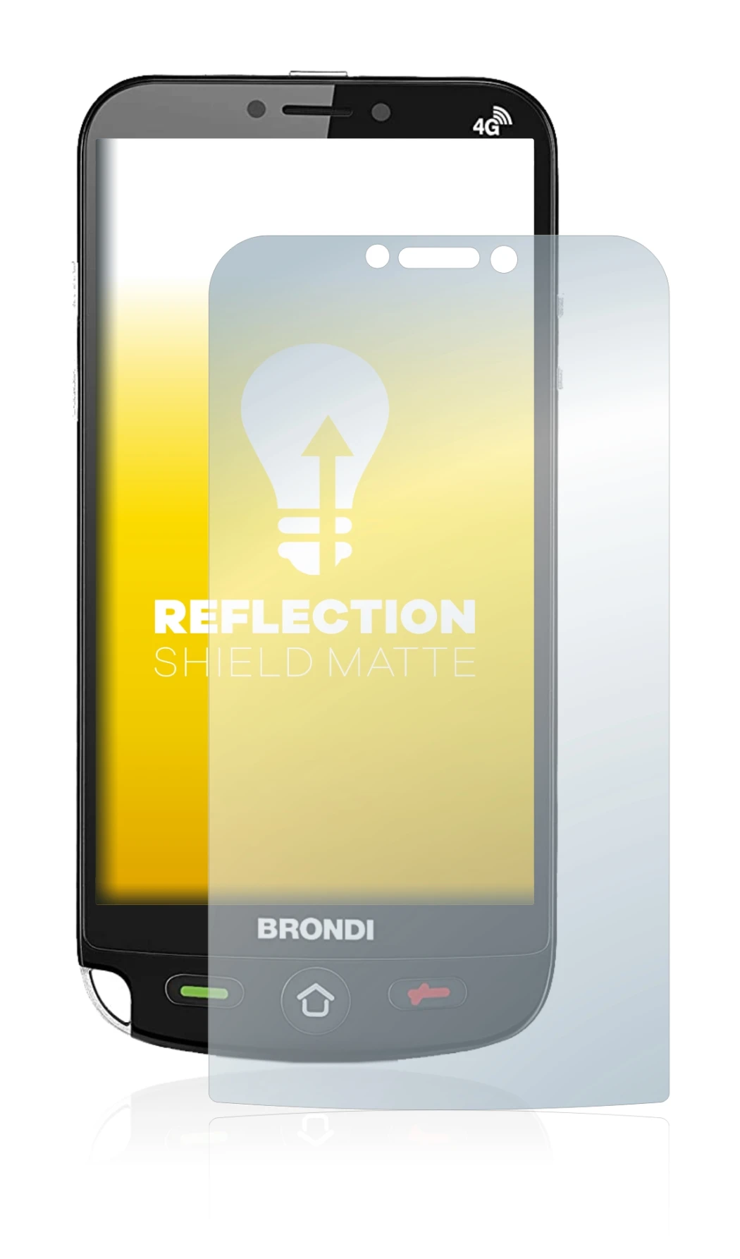 Imagen del dispositivo Brondi Amico Dual Sim con una amplia variedad de protectores de pantalla.