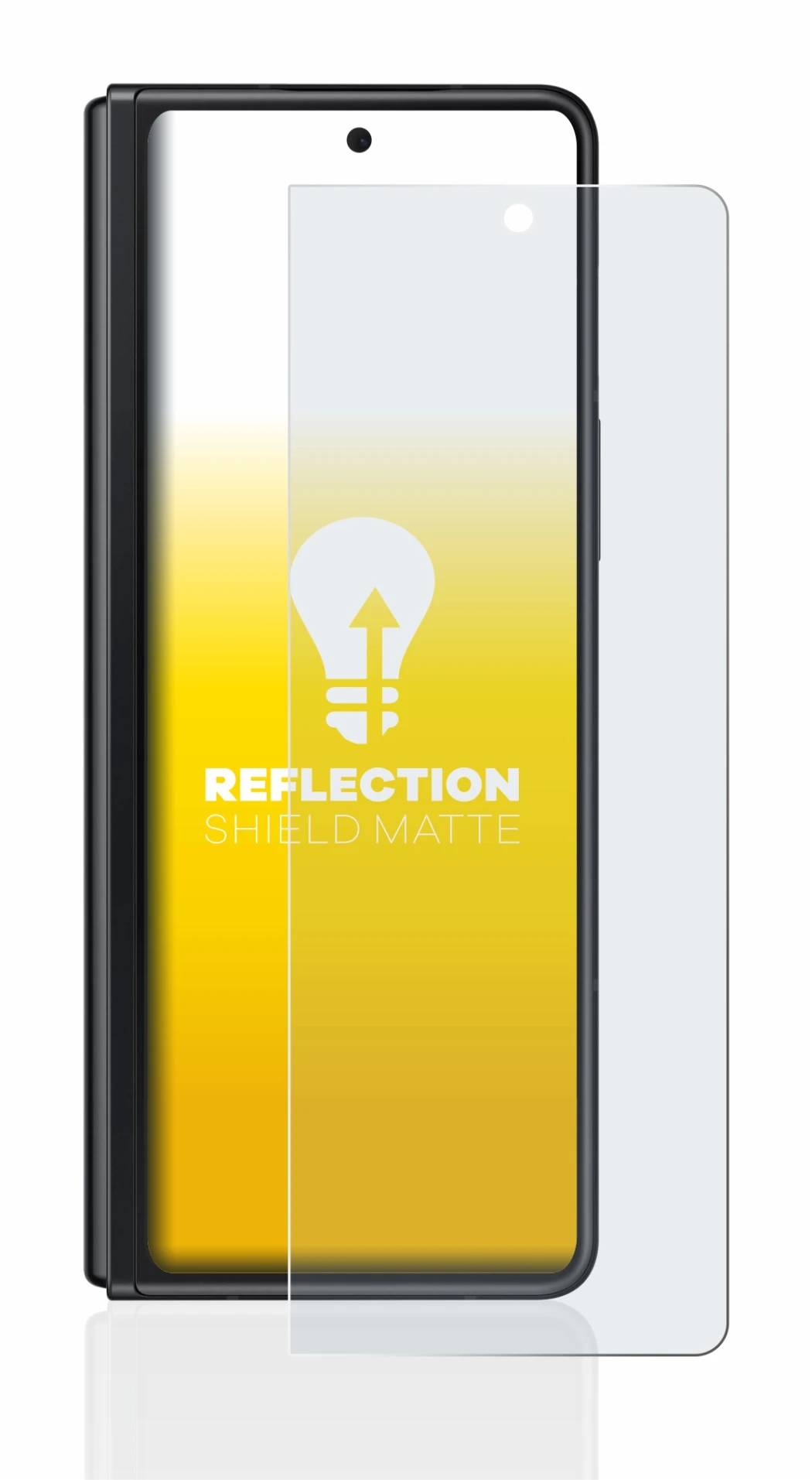 Imagen del dispositivo Samsung Galaxy Z Fold 3 5G con una amplia variedad de protectores de pantalla.