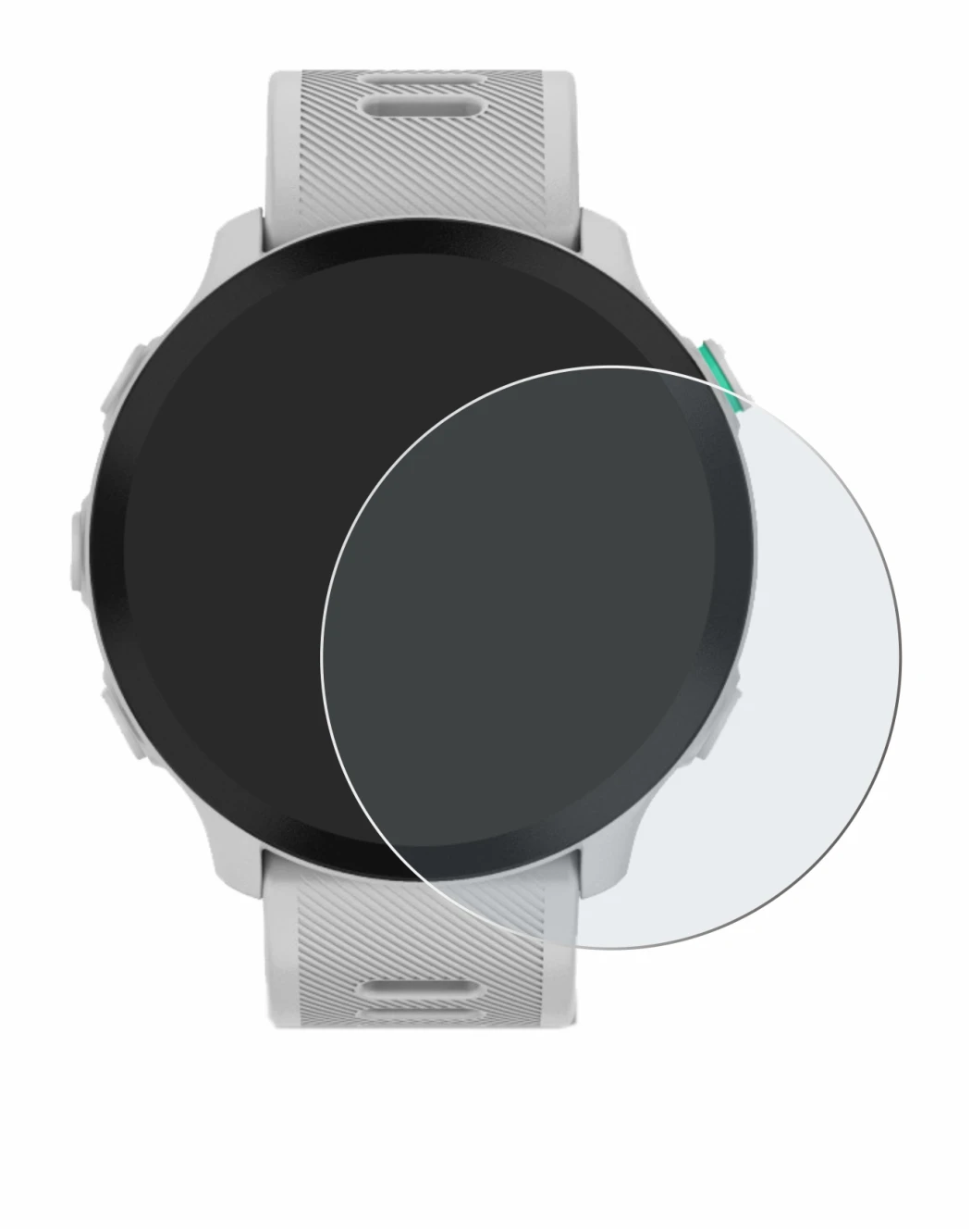 Imagen del dispositivo Garmin Forerunner 55 con una amplia variedad de protectores de pantalla.