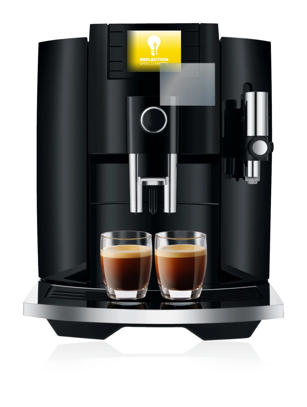 Imagen del dispositivo Jura E8 (EB) con una amplia variedad de protectores de pantalla.