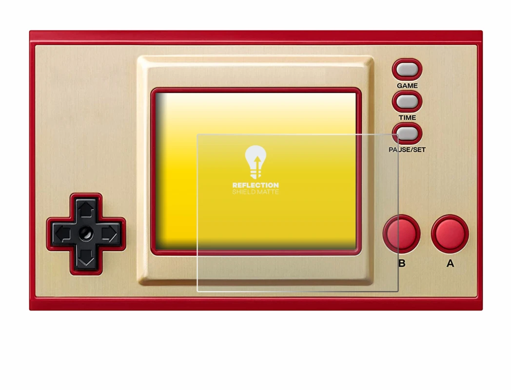 Imagen del dispositivo Nintendo Game & Watch Super Mario Bros con una amplia variedad de protectores de pantalla.