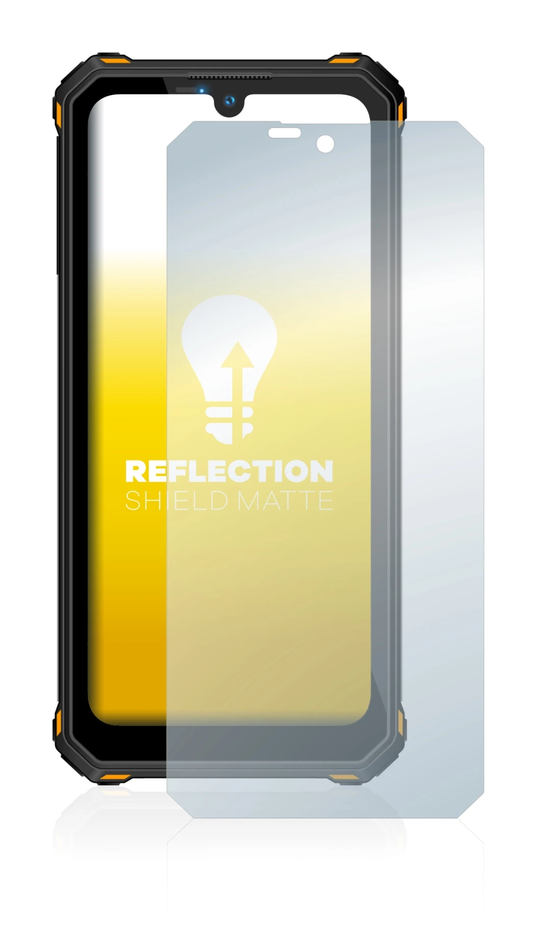 Imagen del dispositivo Oukitel WP15 5G con una amplia variedad de protectores de pantalla.