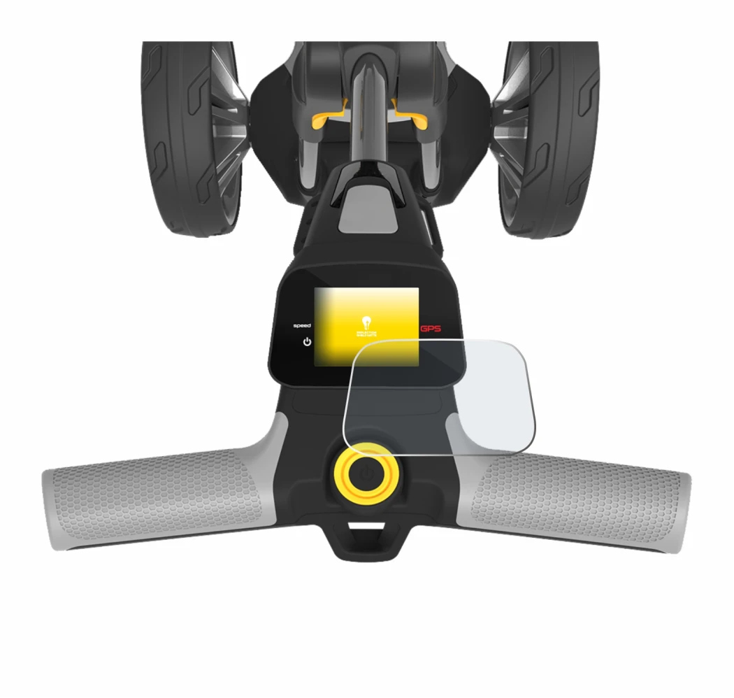 Imagen del dispositivo PowaKaddy CT6 GPS con una amplia variedad de protectores de pantalla.