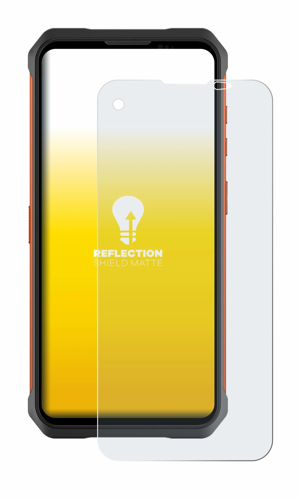 Imagen del dispositivo Doogee V10 con una amplia variedad de protectores de pantalla.